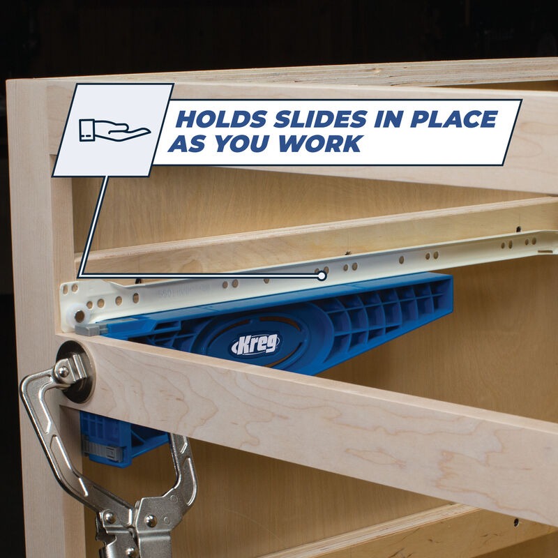 Kreg Slide Slide Drawer Slide Jig - Set of 2