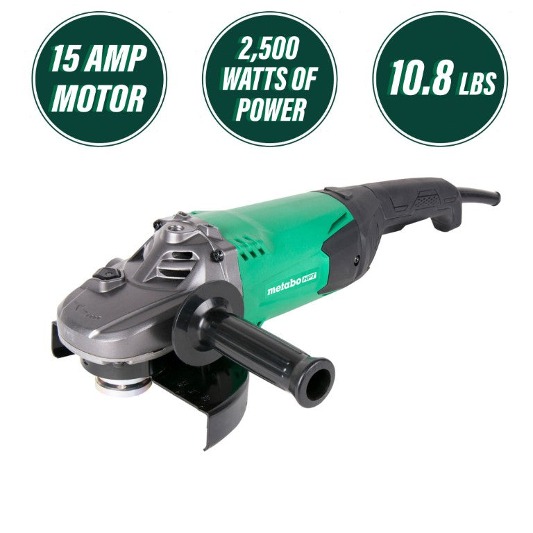 Metabo G18ST HPT 7" 15 Amp Angle Grinder