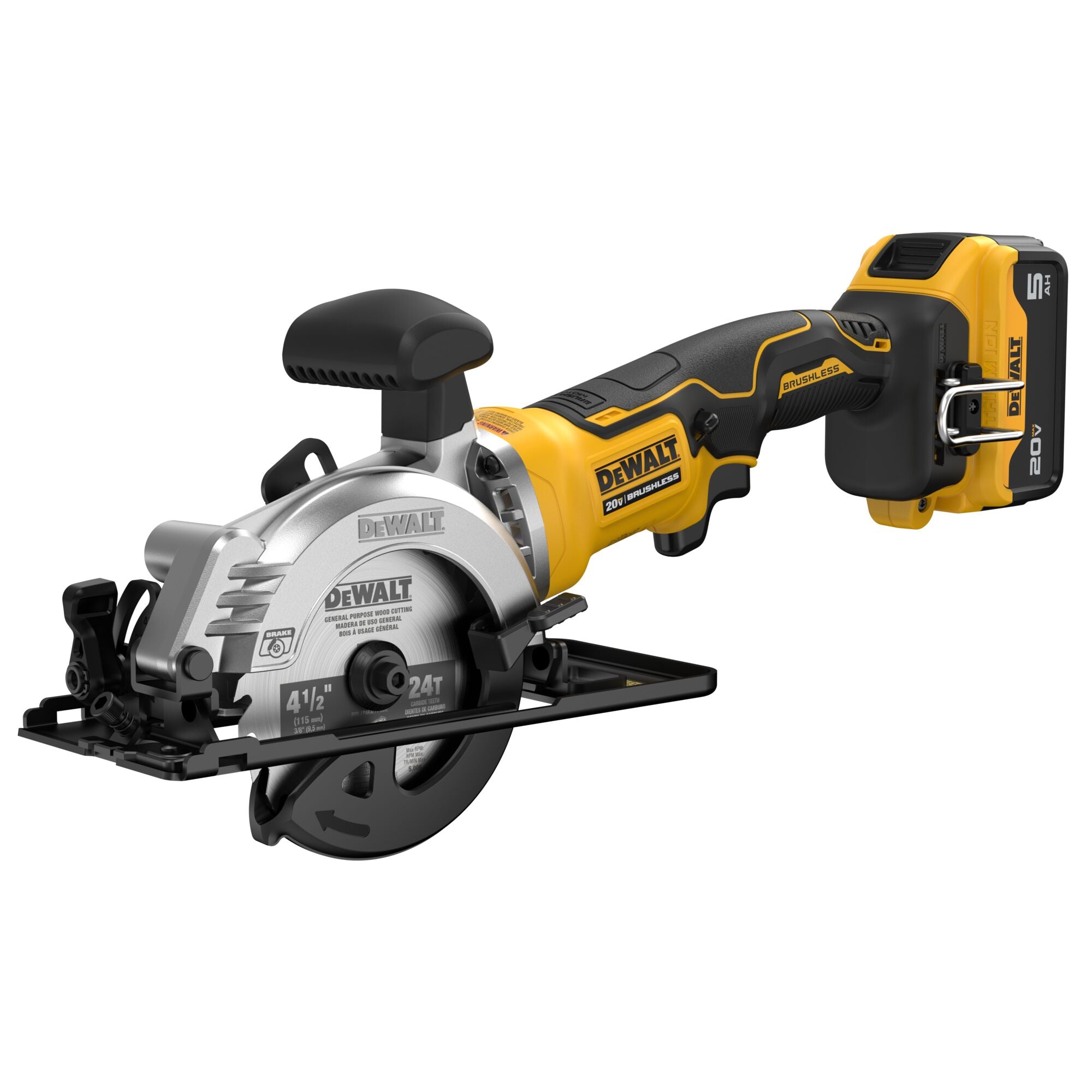 Dewalt 20V Scie circulaire sans fil avec kit de freinage