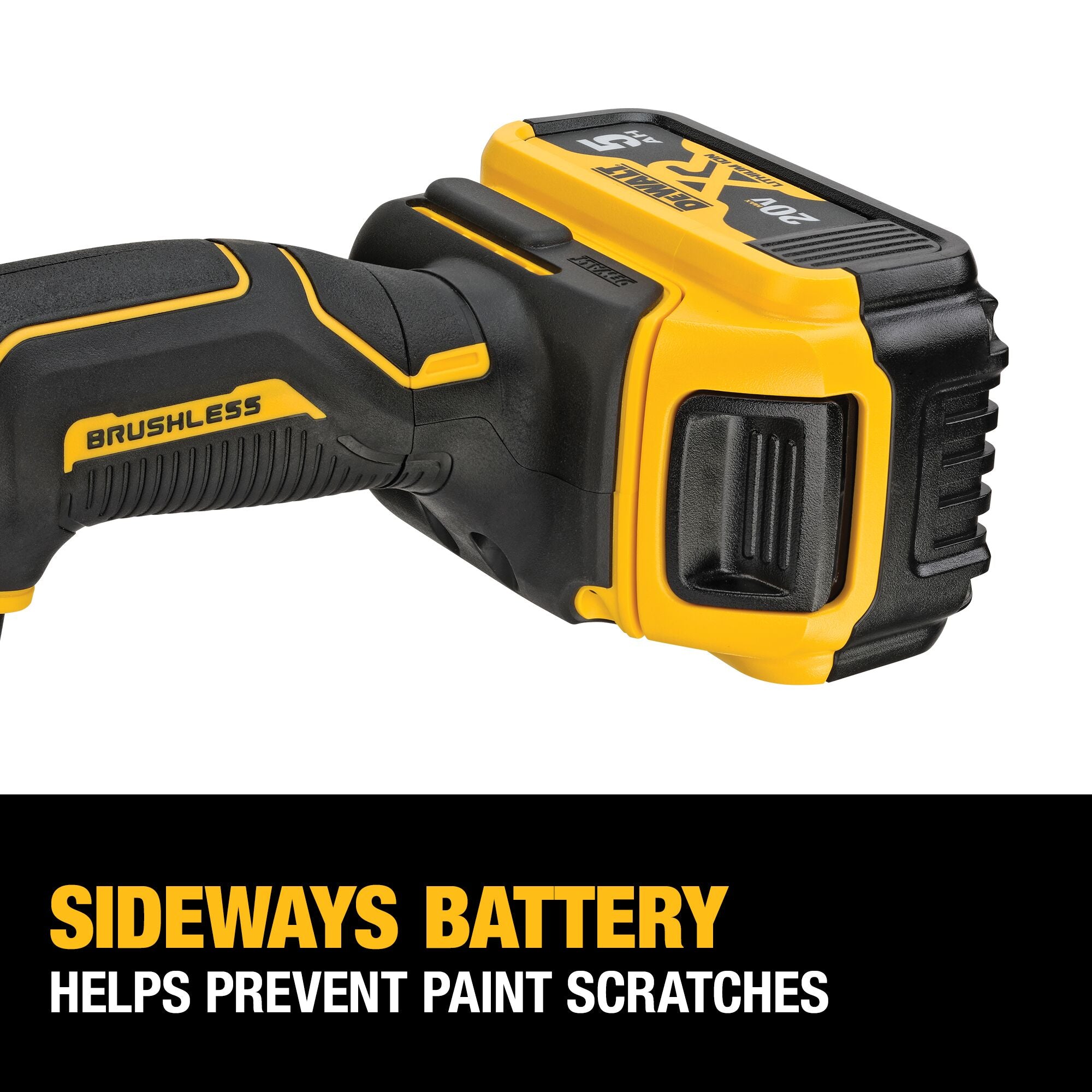 Dewalt 20V MAX XR 5" Variable Speed Random orbit Polisher Kit w/ 2 Batteries And Bag