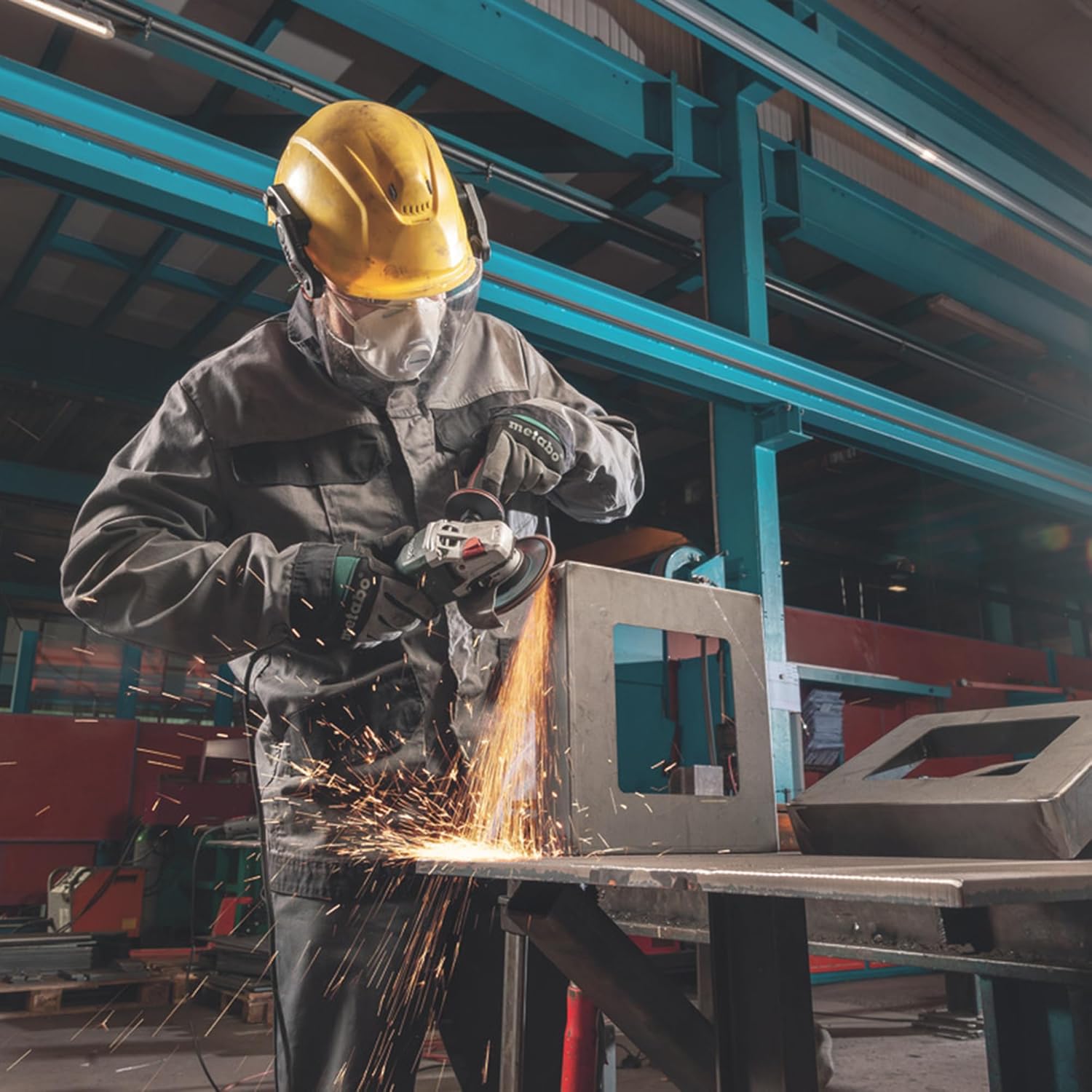 Metabo 4 1/2 - 5" Angle Grinder 11 Amp 11,000 RPM with Lock on Slide Switch