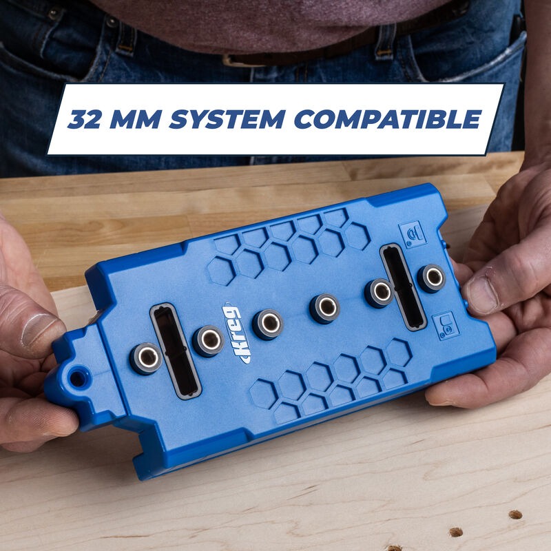 Kreg 5 mm Shelf Pin Jig Guide de perçage pour les trous d'étagères