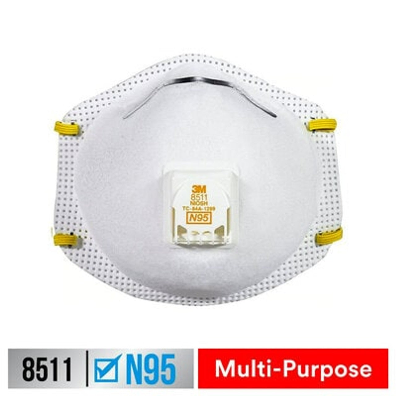 3M Pro Sanding and Fiberglass Vented Respirators - 8511H5-DC - 5 Pack