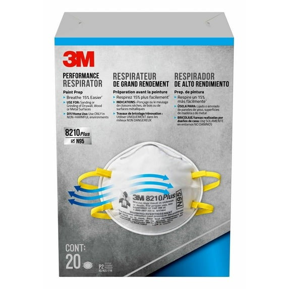 3M Performance Respirator Advanced Filter 20 Masks N95