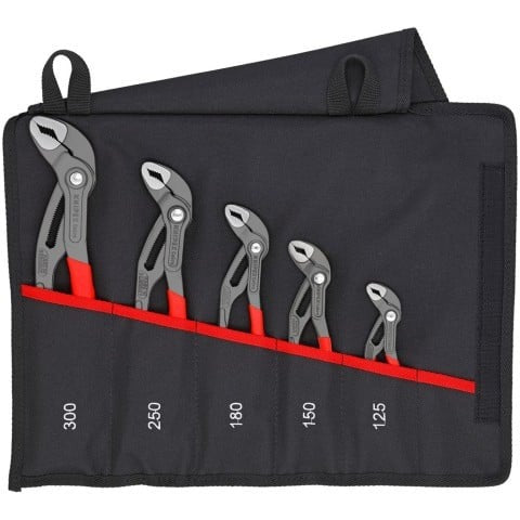 Knipex Cobra Pliers 5-Piece Set with Tool Pouch