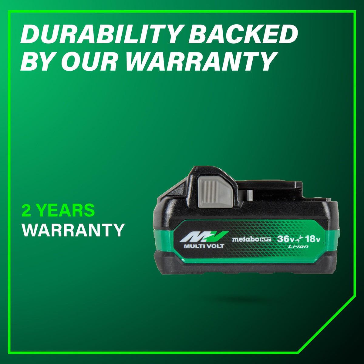 Metabo 18/36V MultiVolt Battery