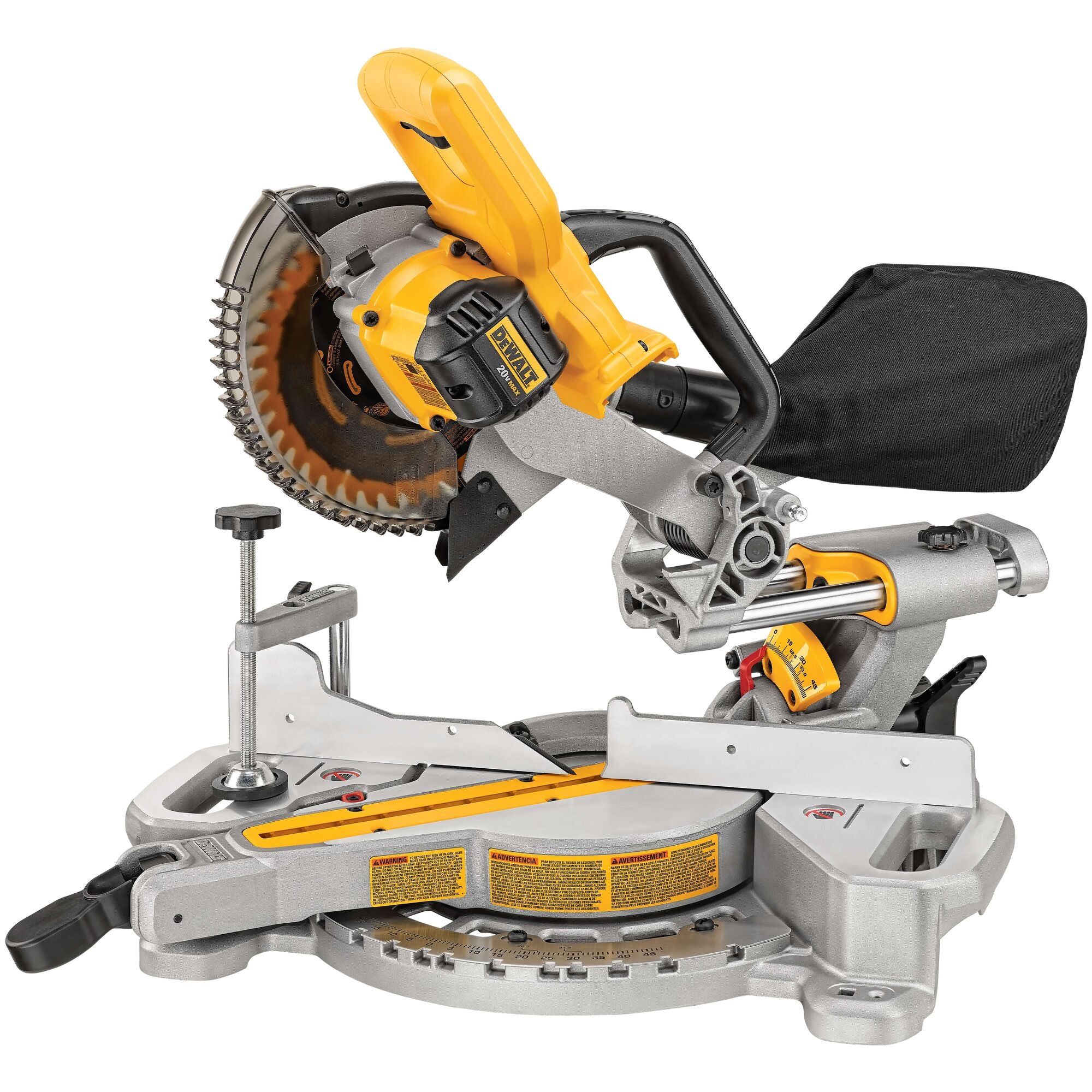Dewalt 20V Max 7 1/4" Scie à onglet sans fil - Outil seulement