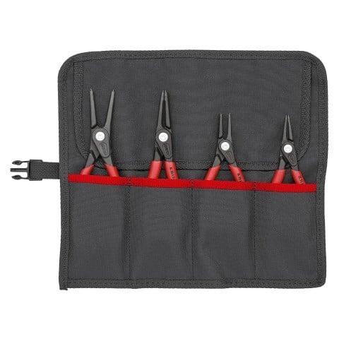 Knipex Snap Ring Pliers 4-Piece Set in Tool Roll