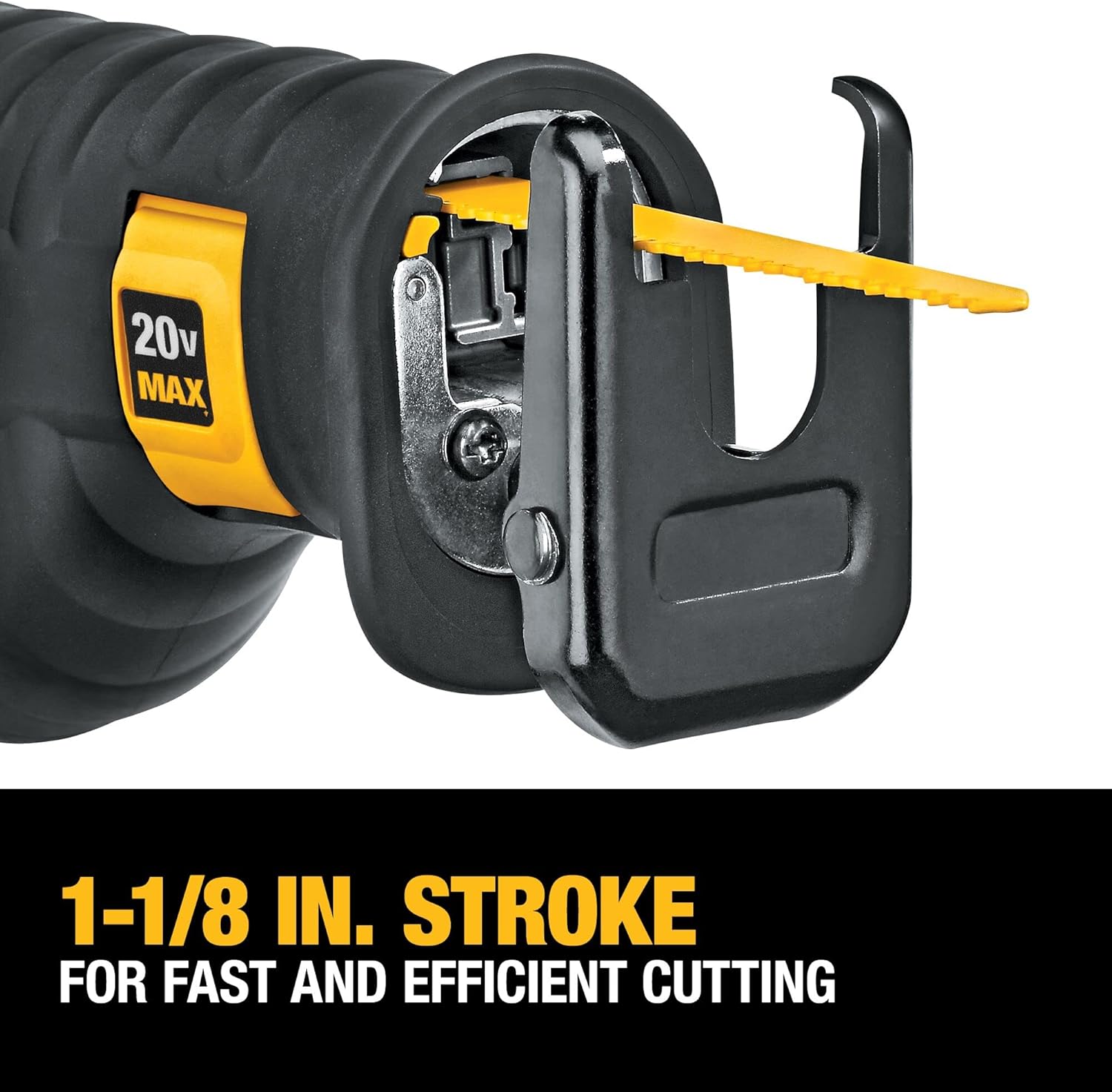 Dewalt 20V Max Reciprocating Saw - Tool Only - Yellow
