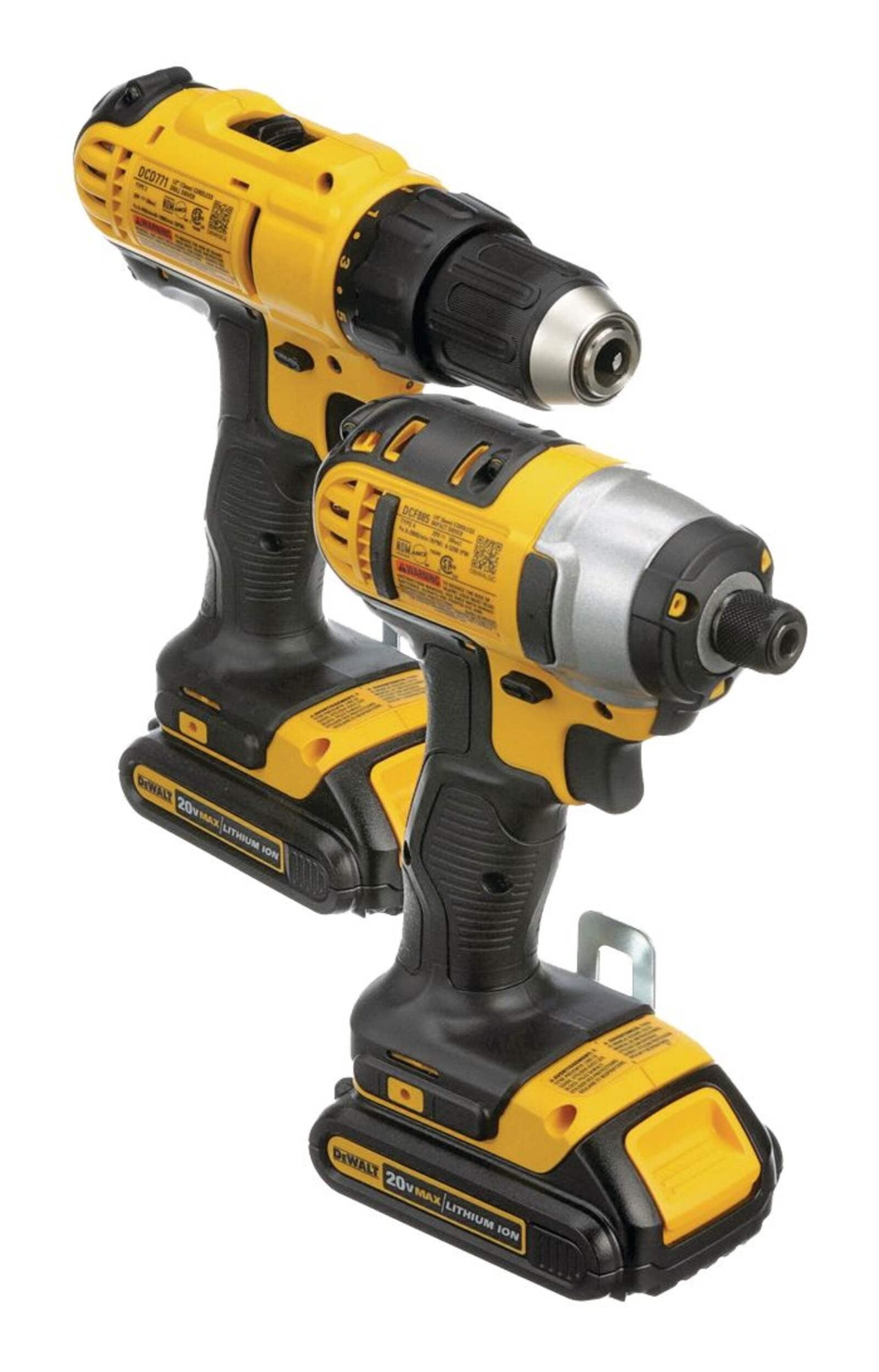 Dewalt 20V Max Cordless Drill & Driver - Combo Kit - 2 Batteries