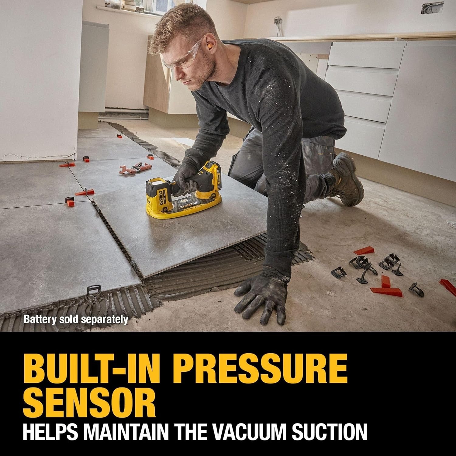 Dewalt 20V Max Cordless Grabo Suction Lifter jusqu'à 265 Lbs