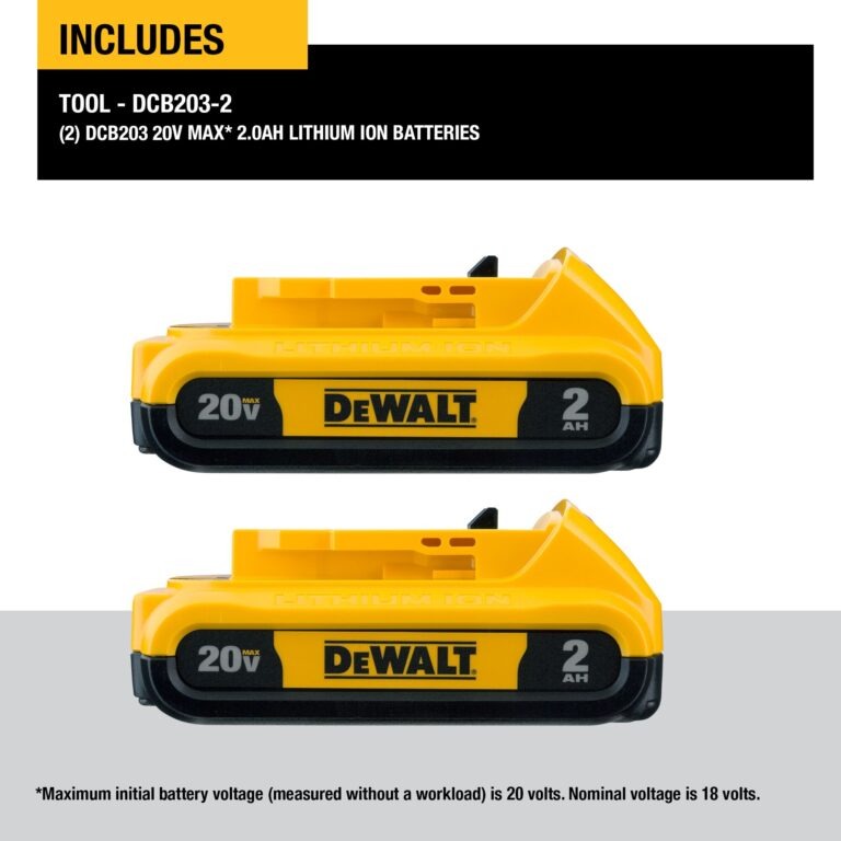 Dewalt 20V Max Battery - Double Pack