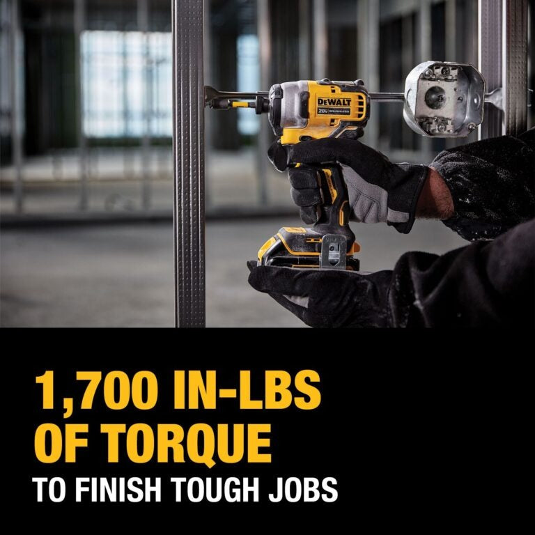 Dewalt 20V Max Brushless Compact Impact Driver
