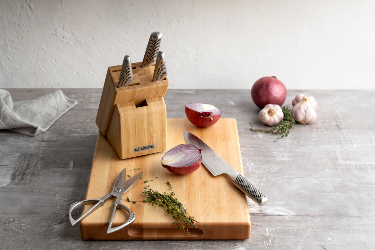 Global Takashi Knife Block Set - 6 PC