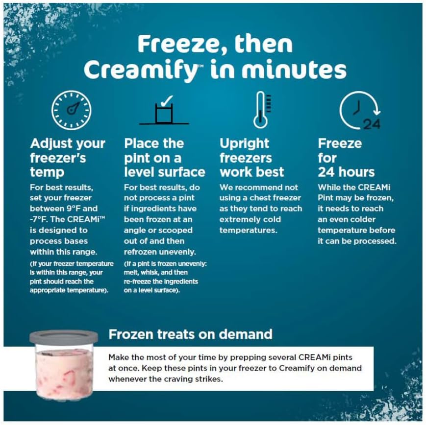 Ninja CREAMi NC301CRG 7 in 1 Ice Cream Maker – Rose Gold