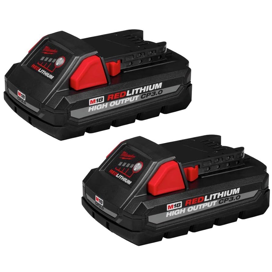Milwaukee M18 High Output CP 3.0 Ah Battery - 2PK
