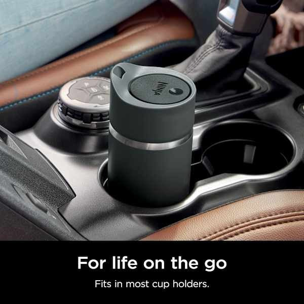 Ninja Sip Perfect 12oz Travel Mug Onyx Black