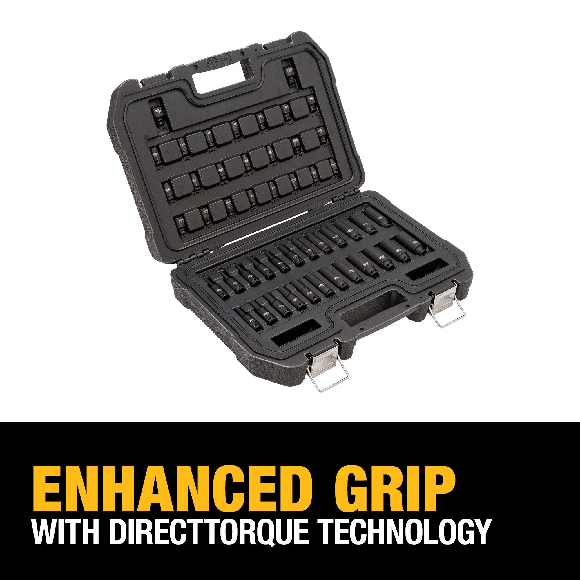 Jeu de douilles à choc Dewalt 1/4", 48 pièces