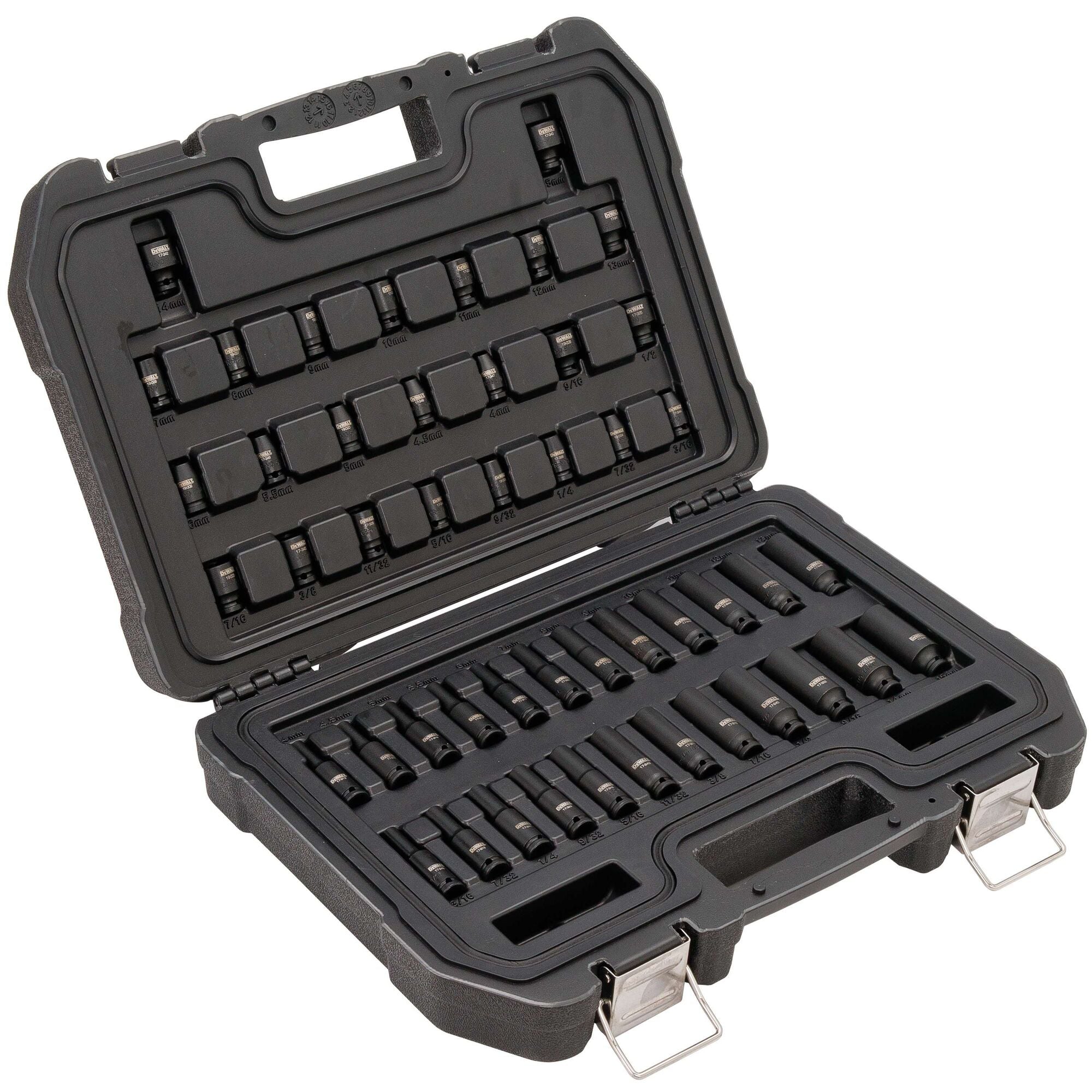 Jeu de douilles à choc Dewalt 1/4", 48 pièces