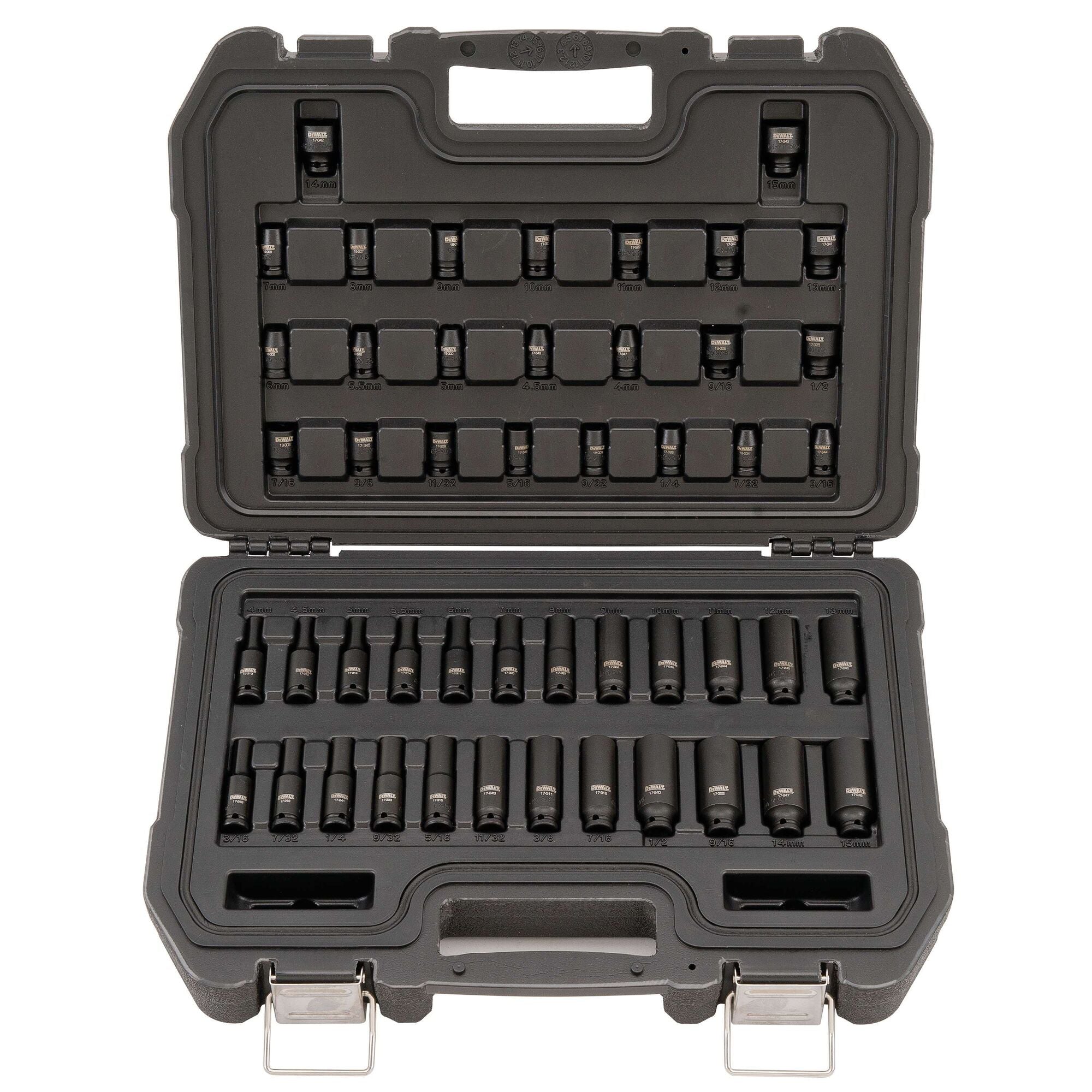 Jeu de douilles à choc Dewalt 1/4", 48 pièces