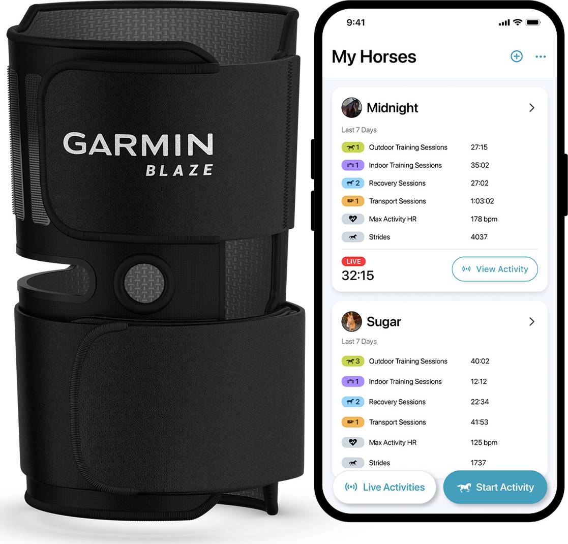 Système de bien-être équin Garmin Blaze
