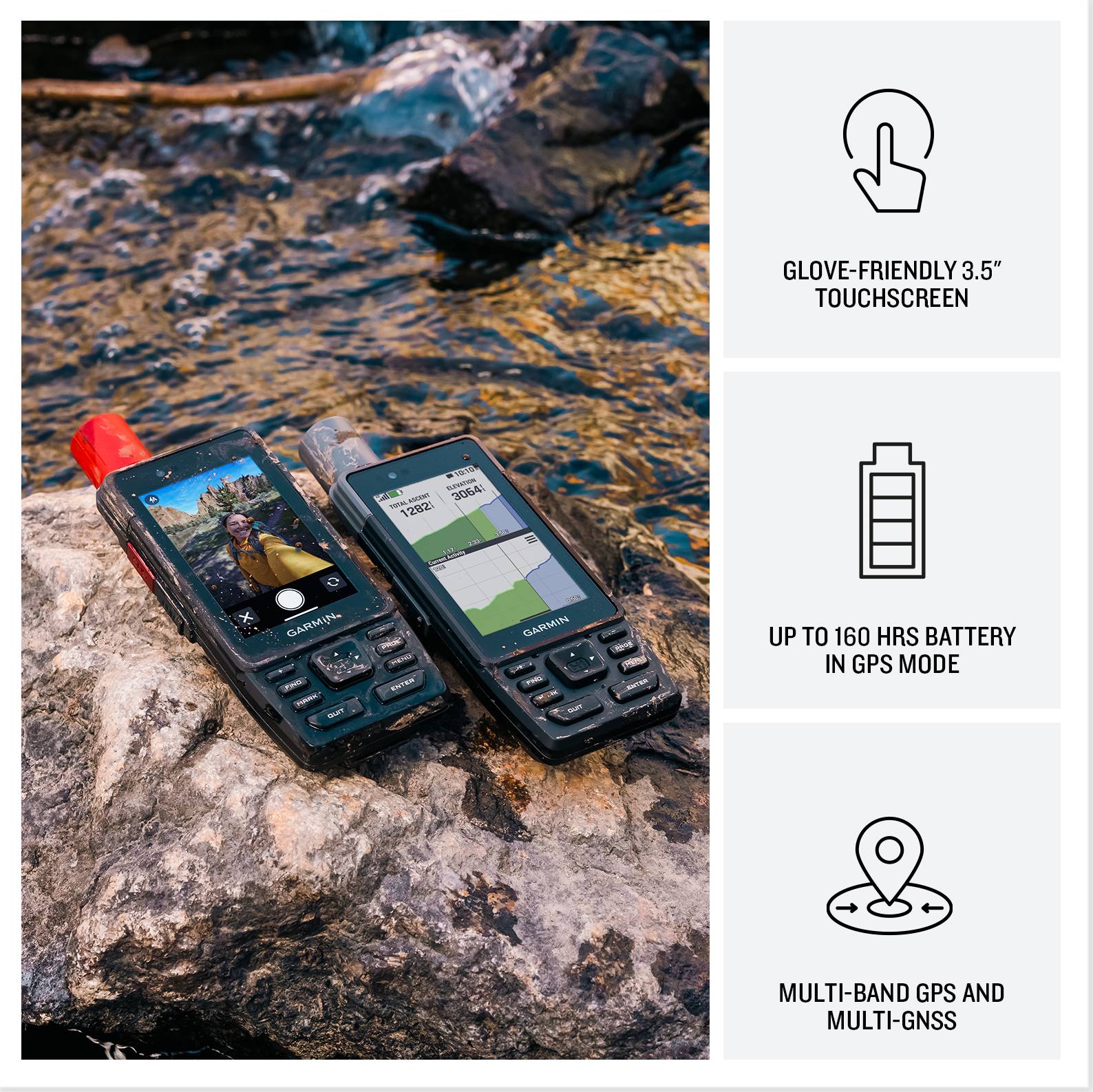 GPS portable Garmin Premium H1i Plus Satellite Technology