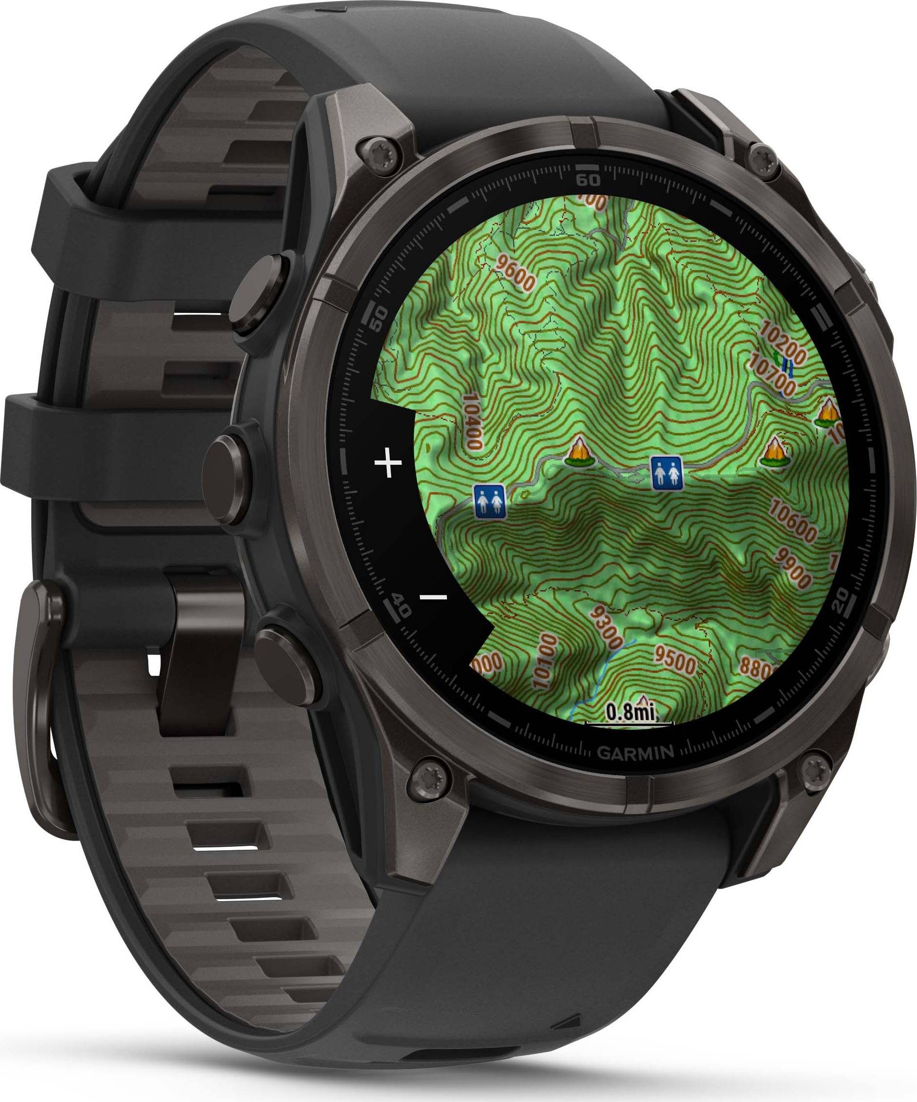 Garmin Fenix 8 47mm Amoled - Gris carbone saphir