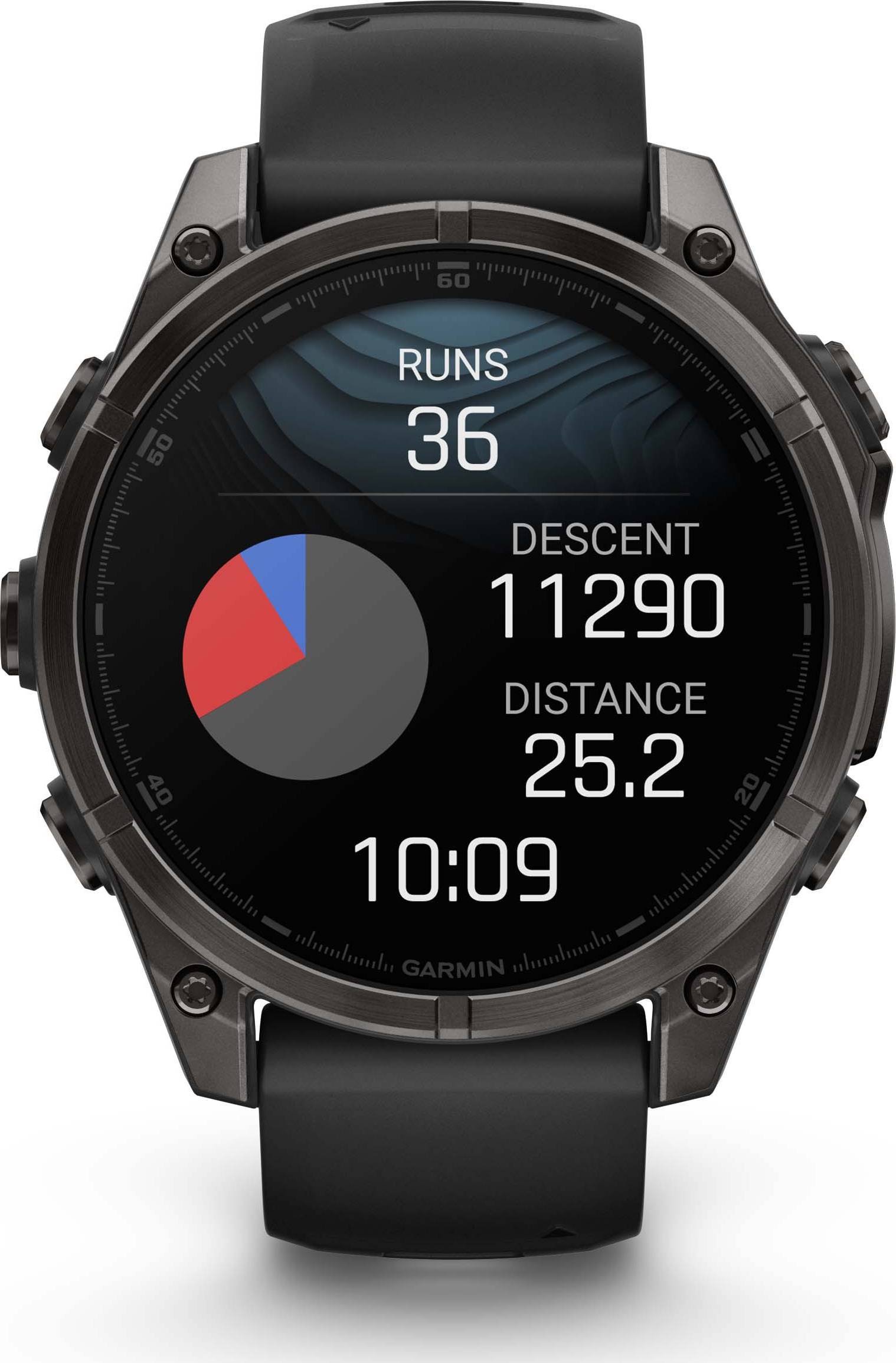 Garmin Fenix 8 47mm Amoled - Gris carbone saphir