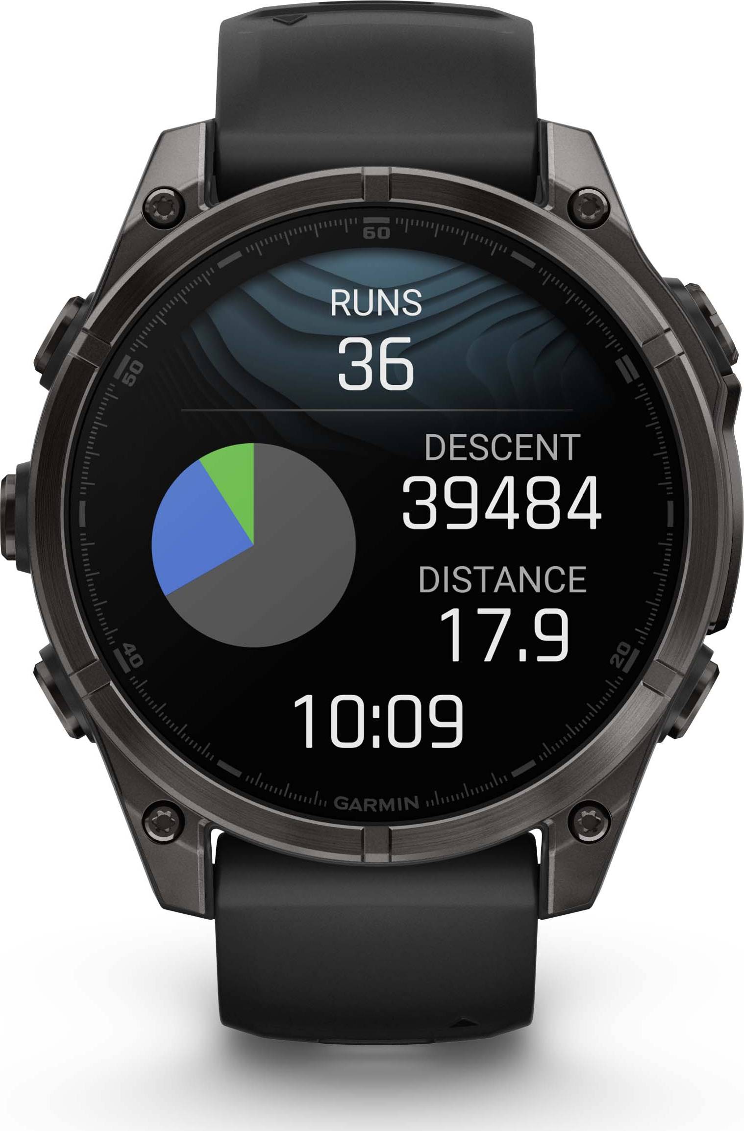 Garmin Fenix 8 47mm Amoled - Gris carbone saphir