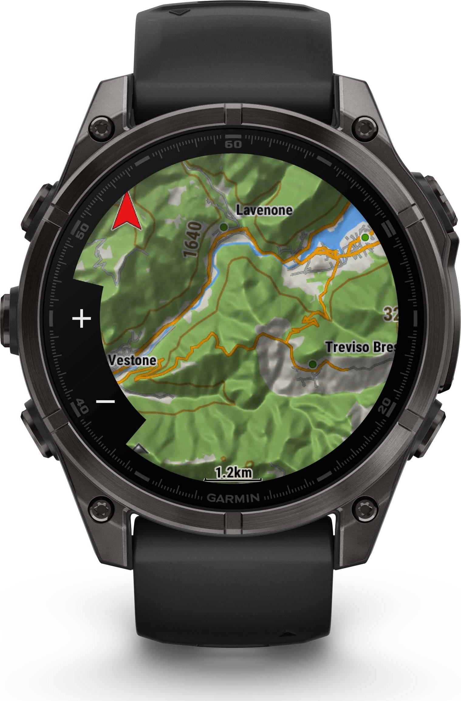 Garmin Fenix 8 47mm Amoled - Gris carbone saphir