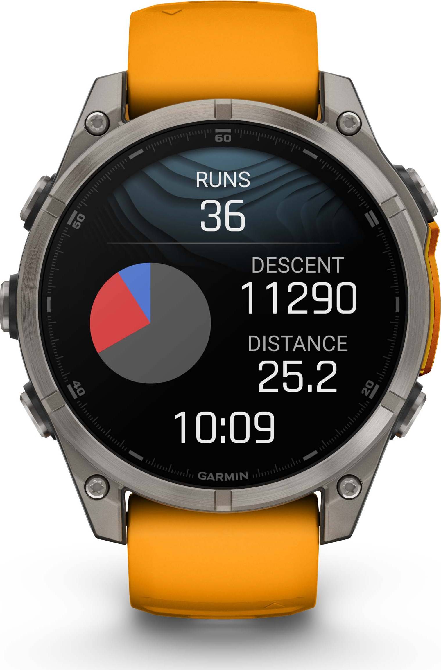 Garmin Fenix 8 47mm Amoled Sapphire - Spark Orange