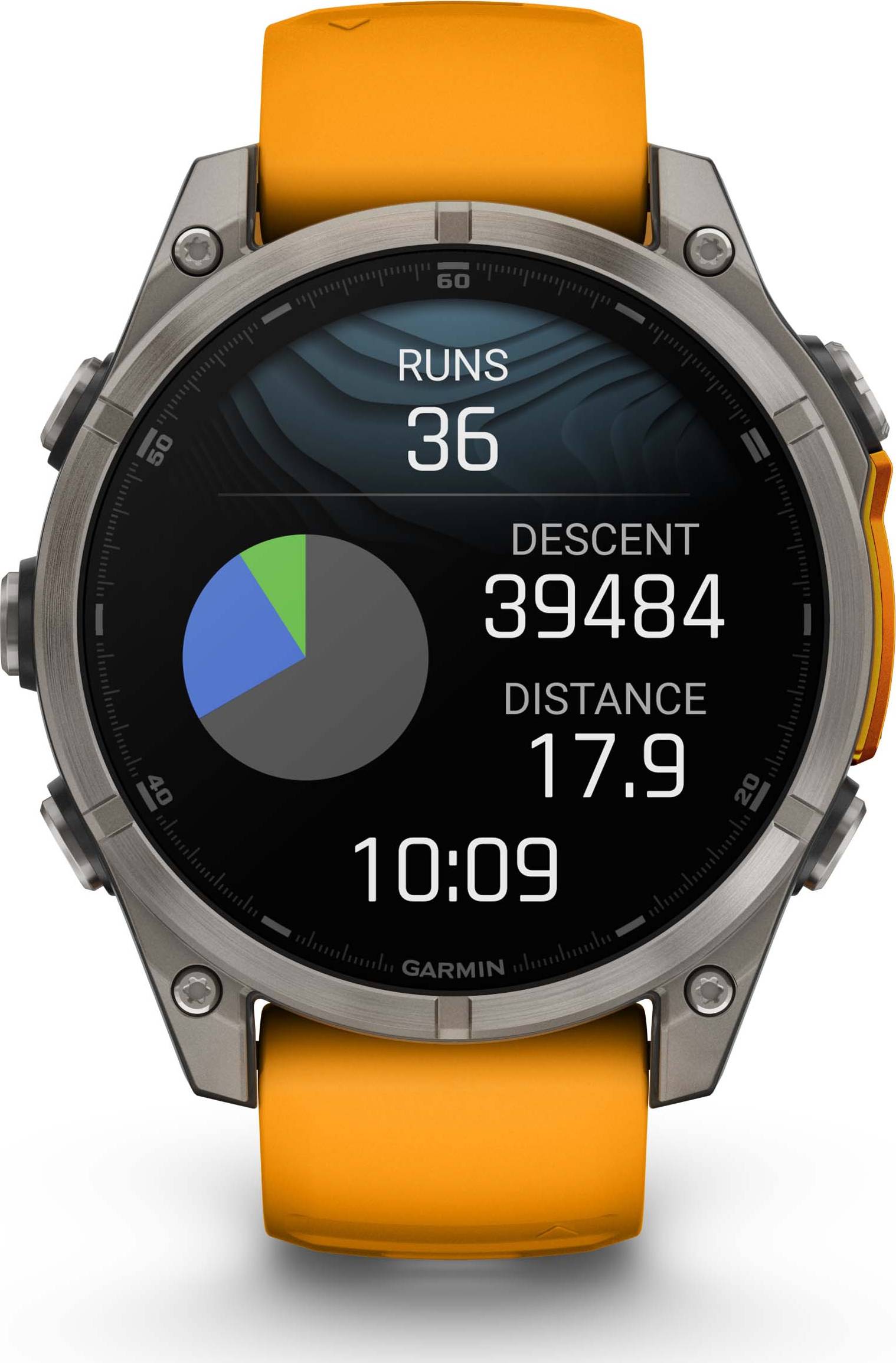 Garmin Fenix 8 47mm Amoled Sapphire - Spark Orange