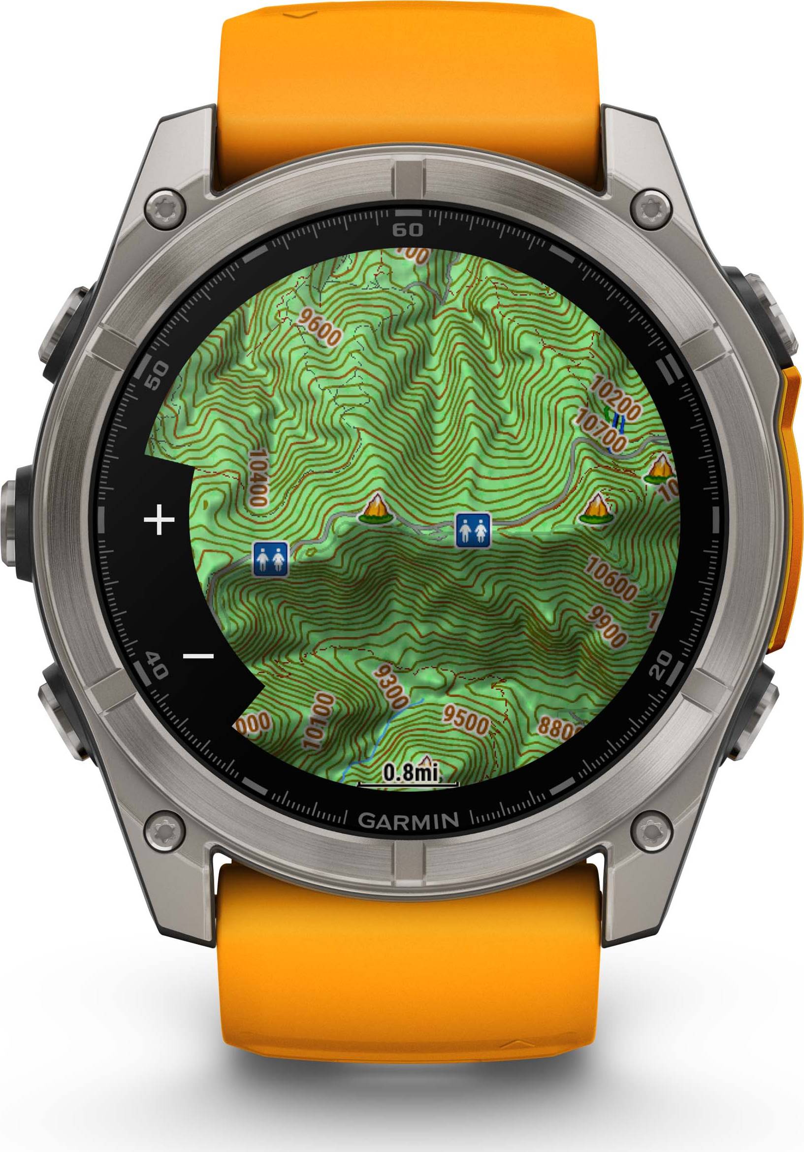 Garmin Fenix 8 51mm Amoled Sapphire - Spark Orange