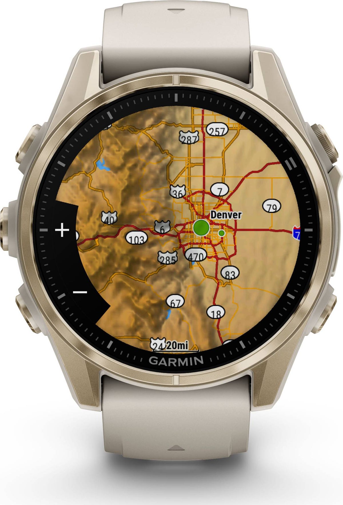 Garmin Fenix 8 43mm Amoled - Sapphire Soft Gold
