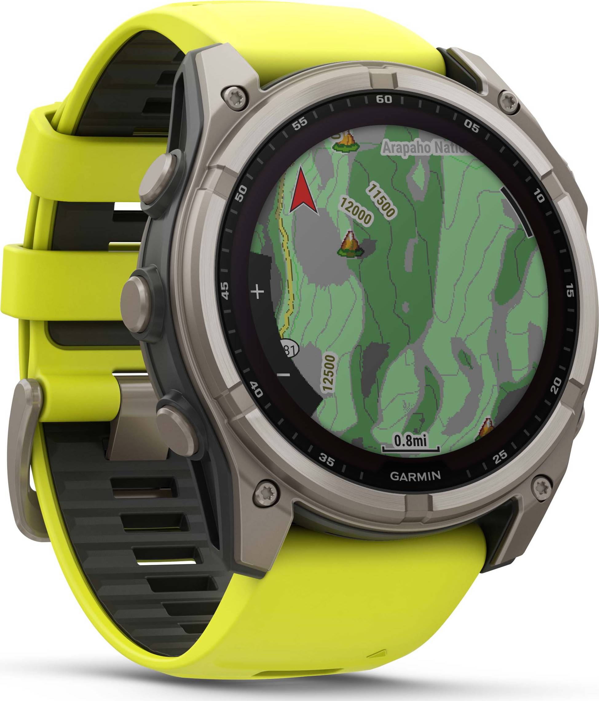 Garmin Fenix 8 51mm Solar Sapphire - Amp Yellow