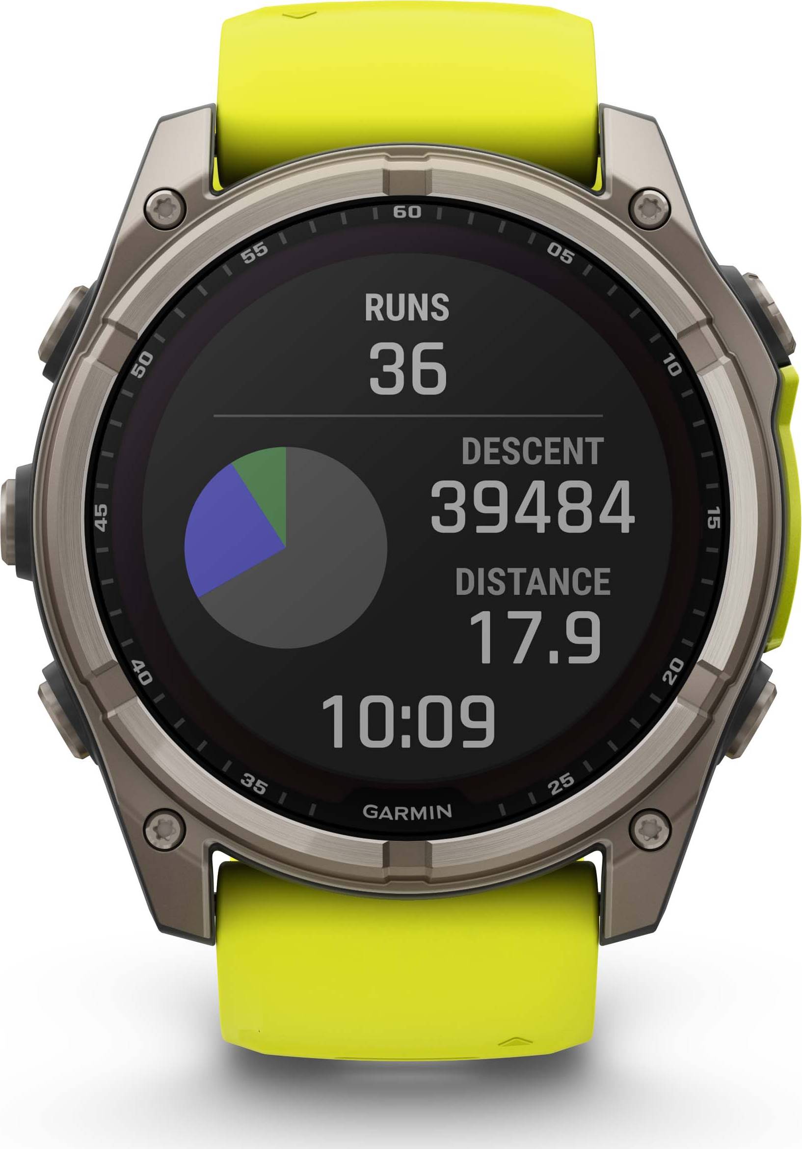 Garmin Fenix 8 51mm Solar Sapphire - Amp Yellow