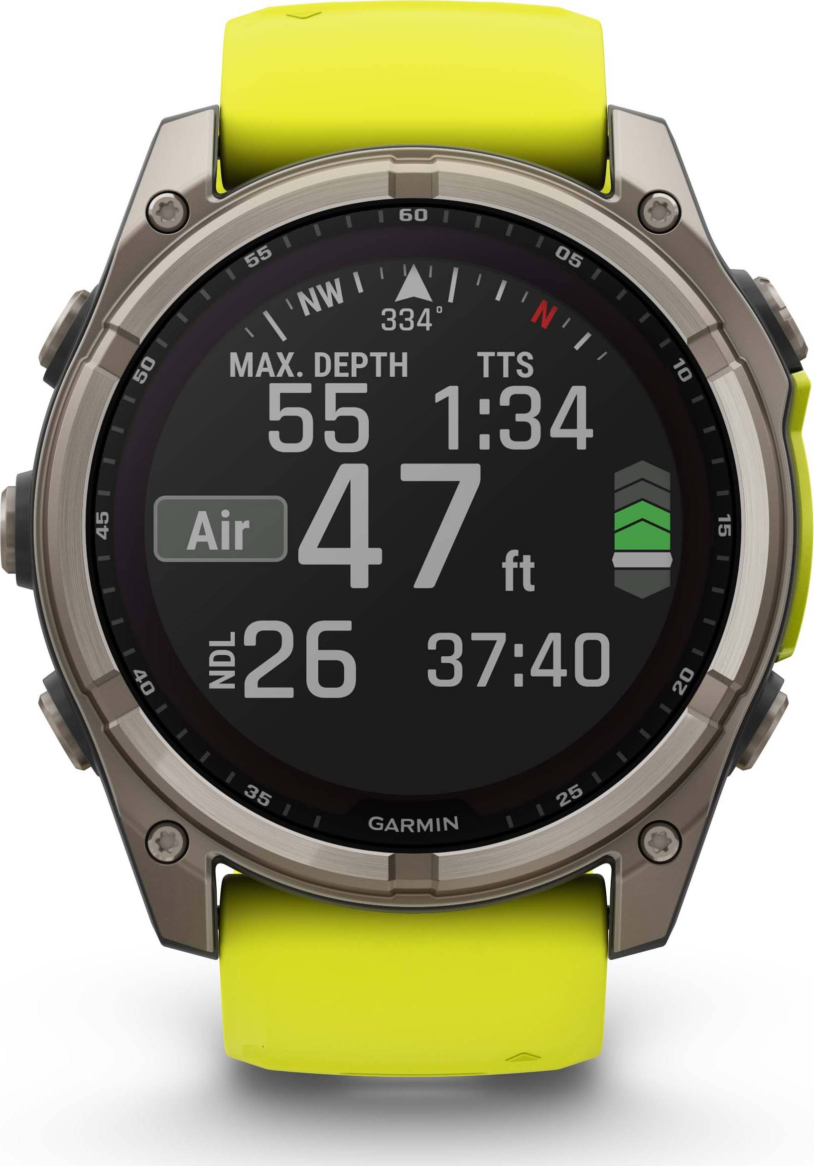 Garmin Fenix 8 51mm Solar Sapphire - Amp Yellow