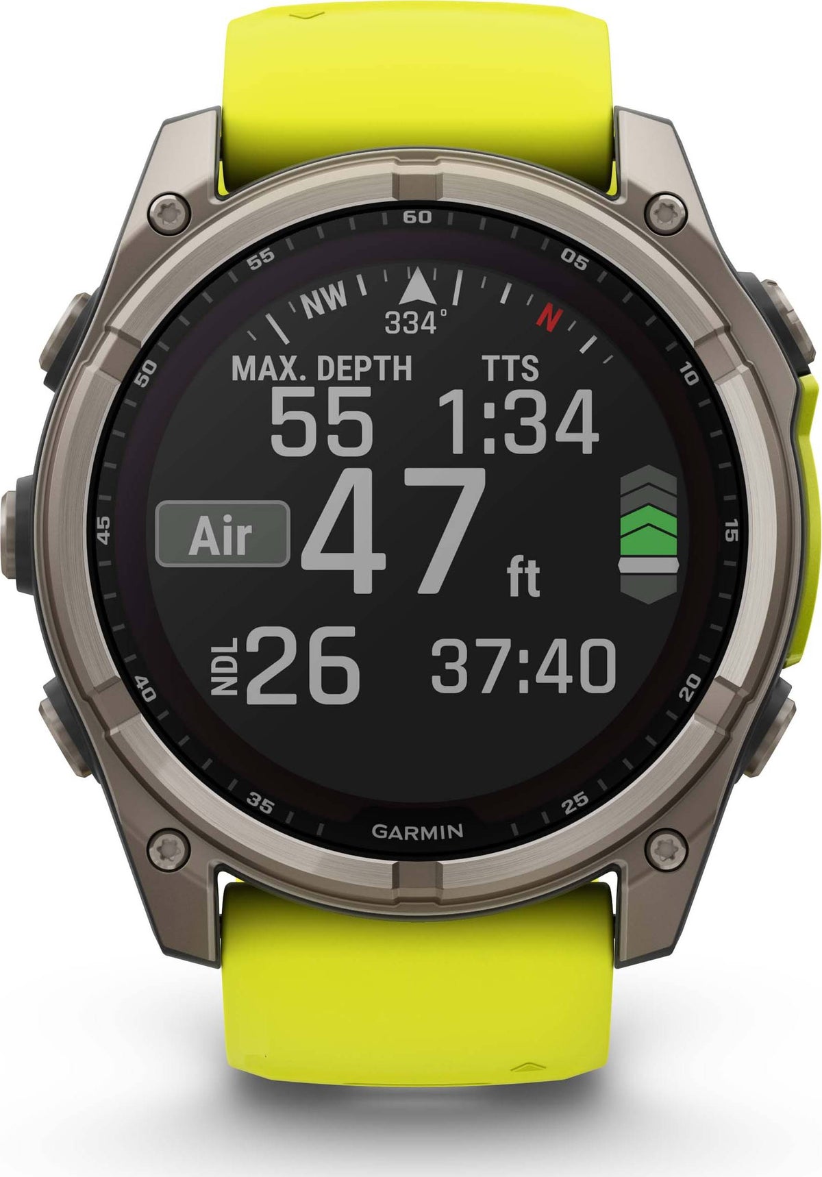 Garmin Fenix 8 51mm Solar Sapphire - Amp Yellow