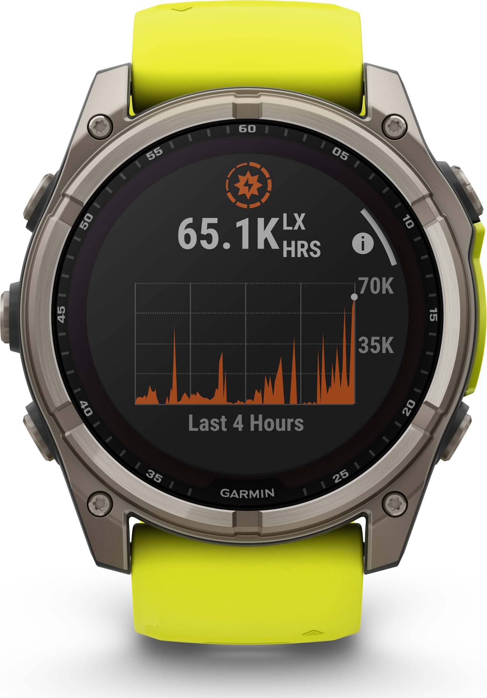 Garmin Fenix 8 51mm Solar Sapphire - Amp Yellow