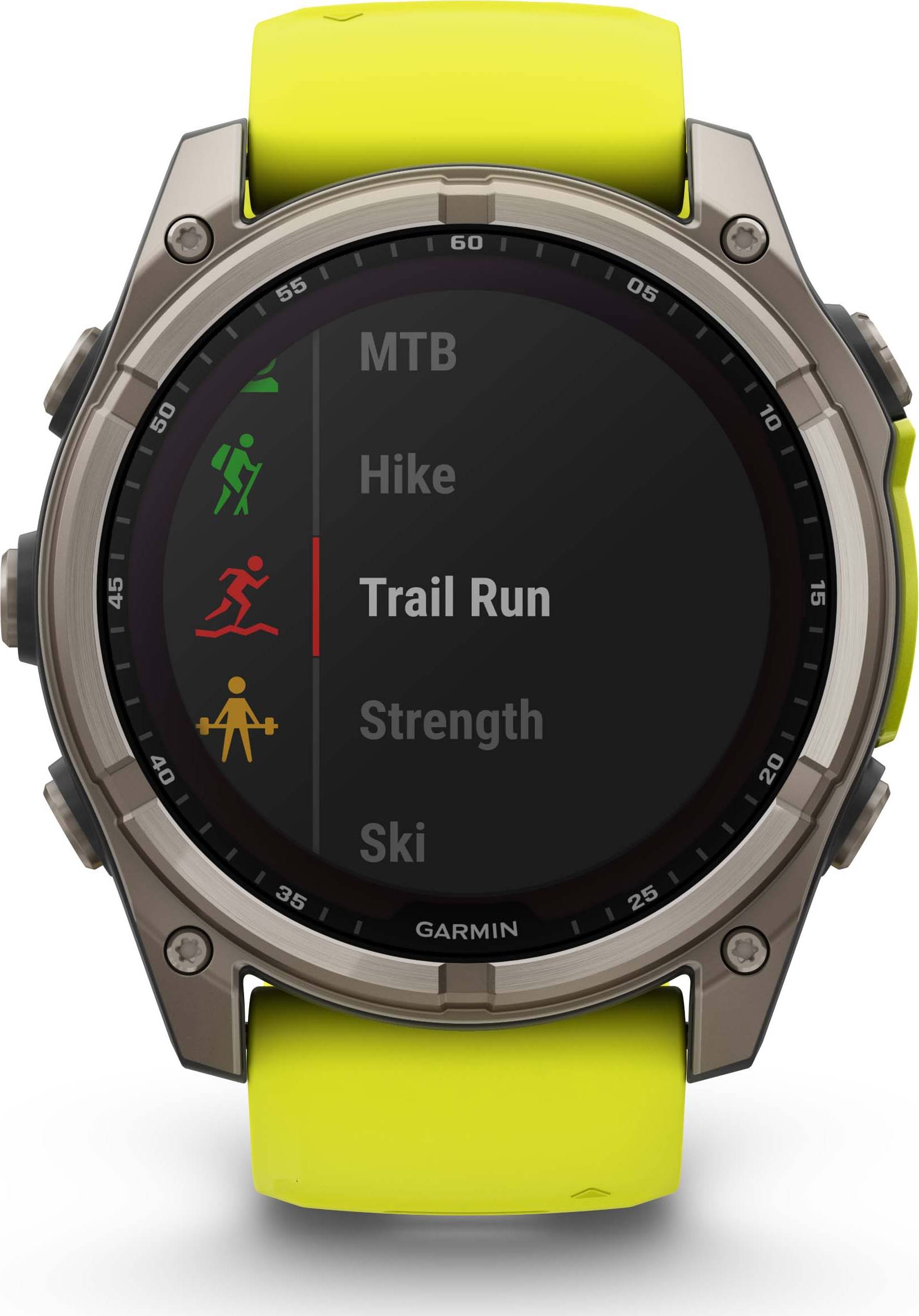 Garmin Fenix 8 51mm Solar Sapphire - Amp Yellow