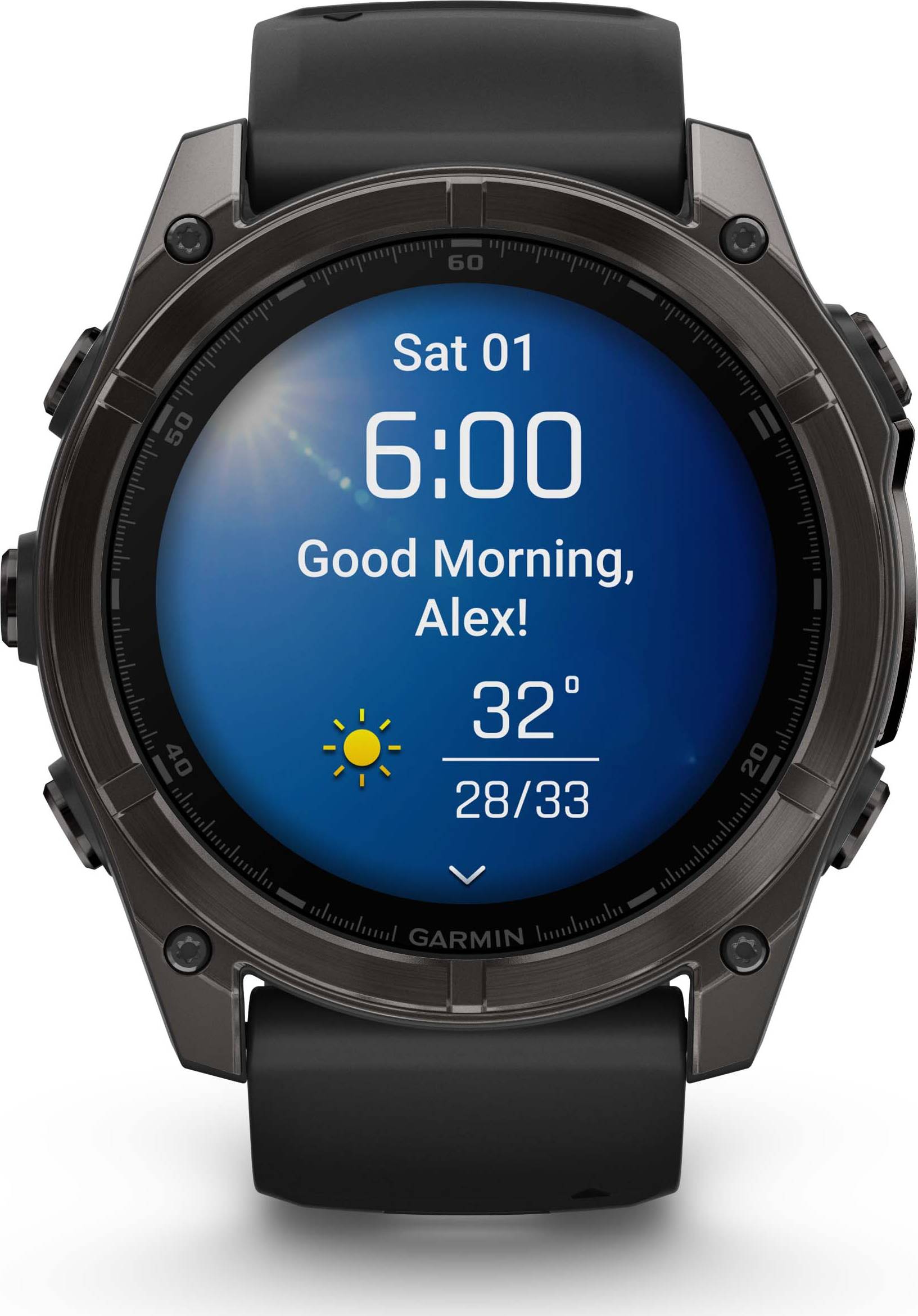 Garmin Fenix 8 51mm Amoled Sapphire- Carbon Gray