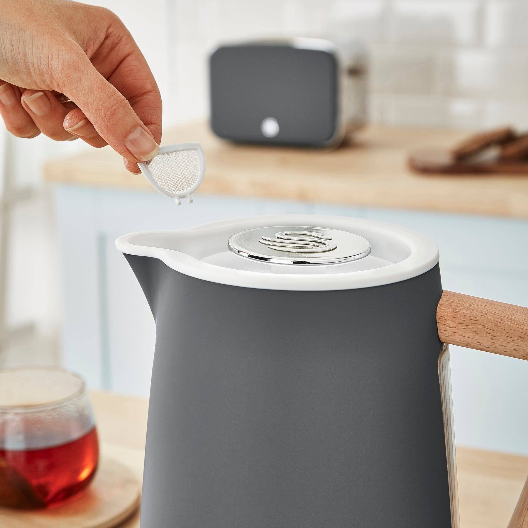 Swan Nordic 1.7L Cordless Kettle - Grey