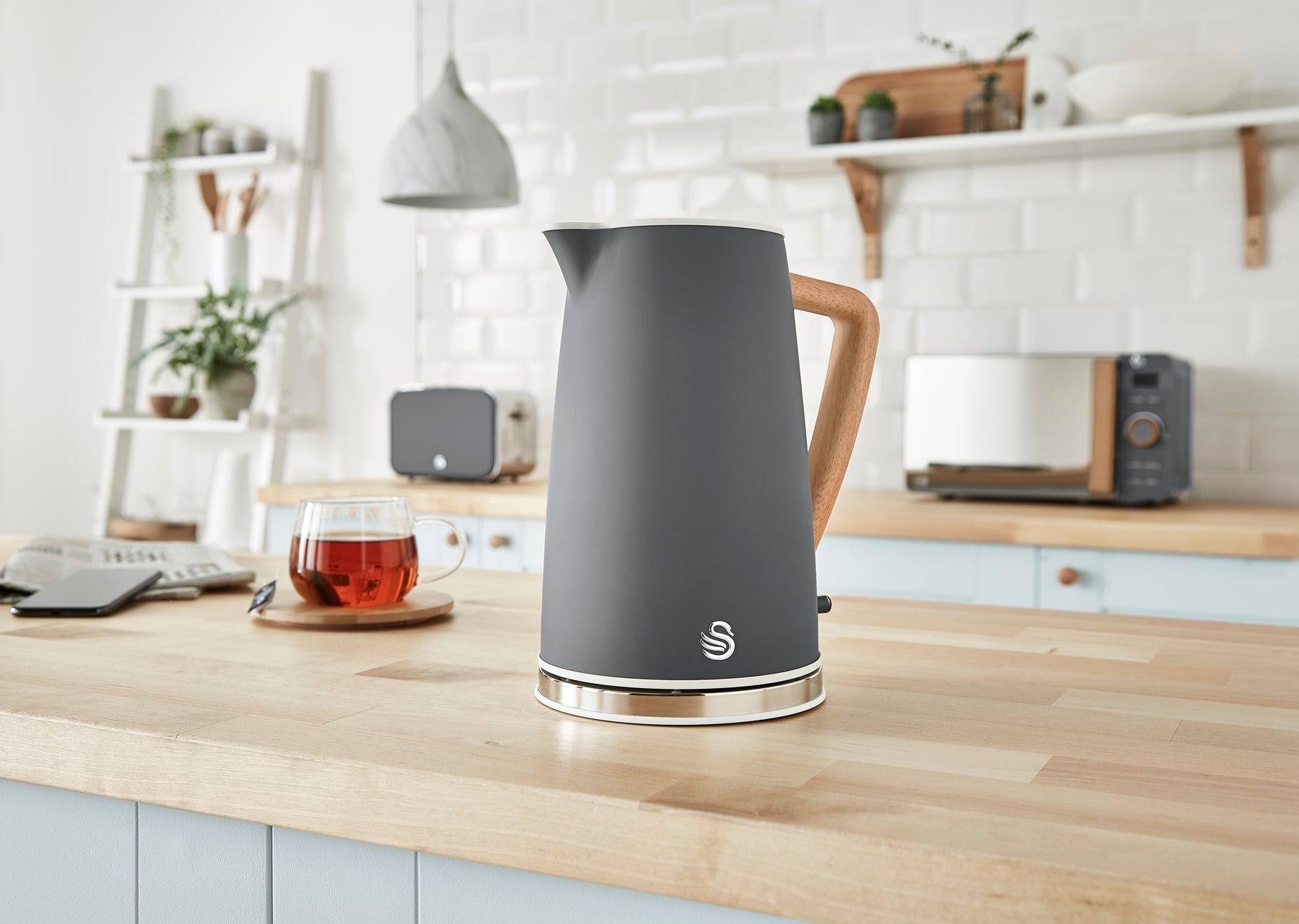 Swan Nordic 1.7L Cordless Kettle - Grey