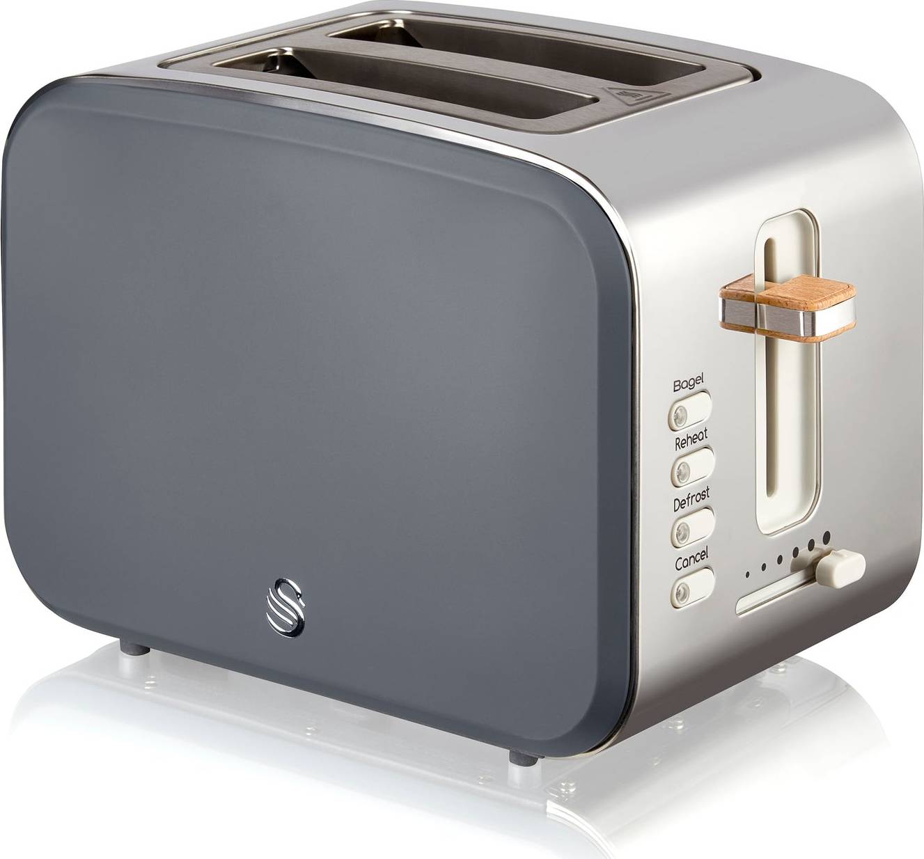 Swan Nordic 2 Slice Toaster - Grey