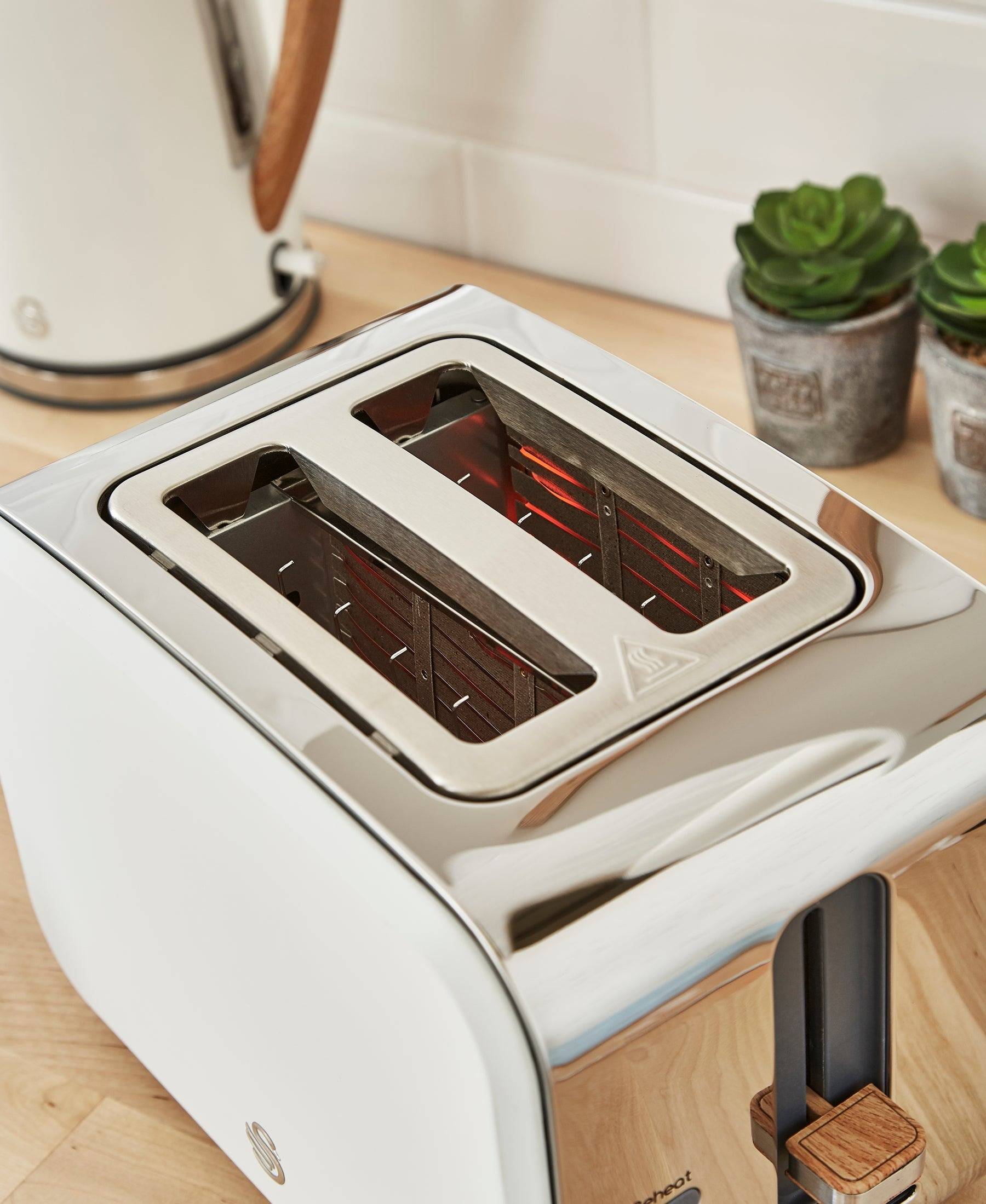 Swan Nordic 2 Slice Toaster - White