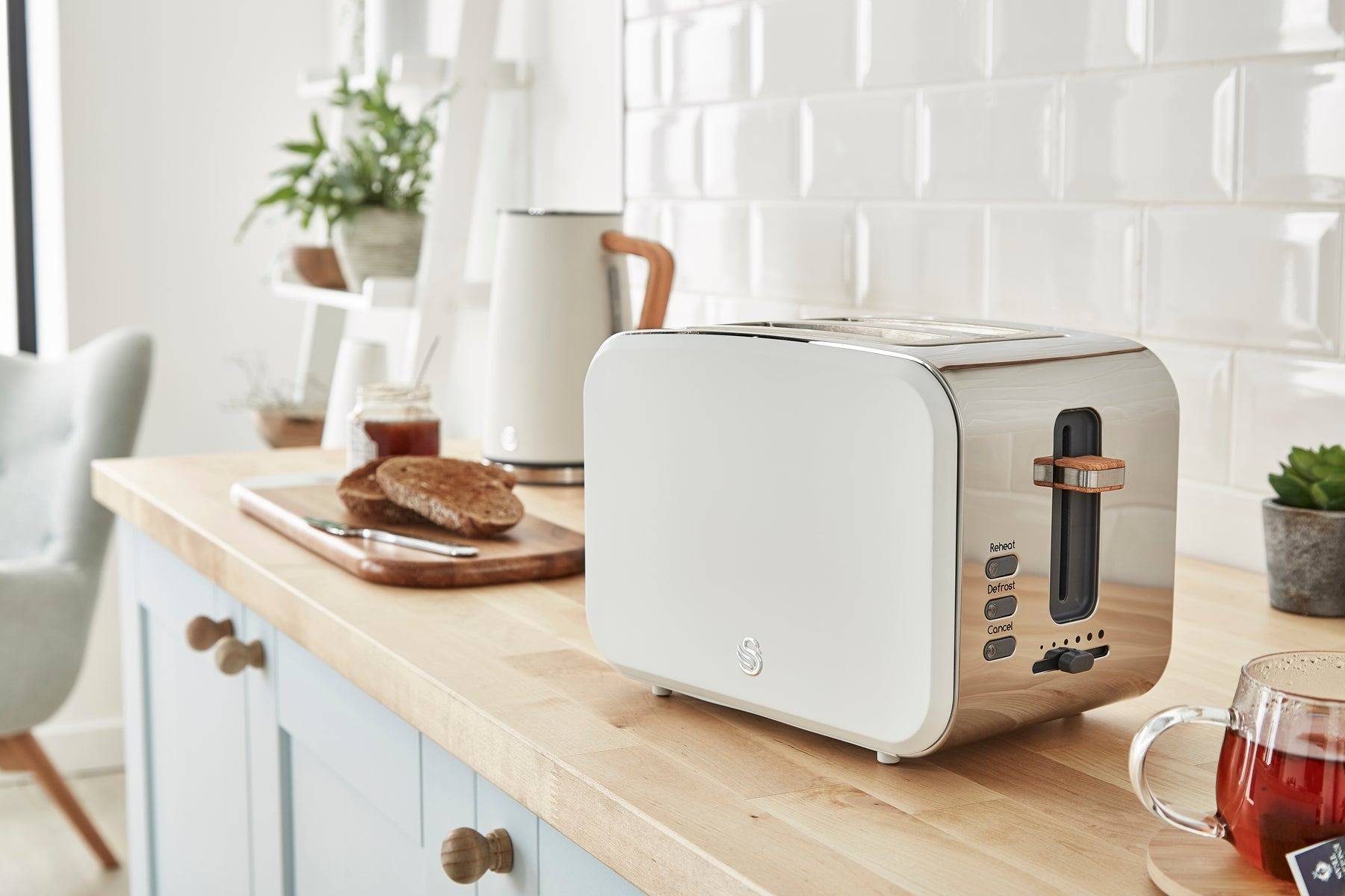 Swan Nordic 2 Slice Toaster - White