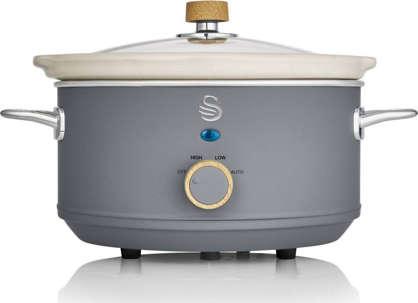 Swan 3.5L Nordic Slow Cooker - Grey