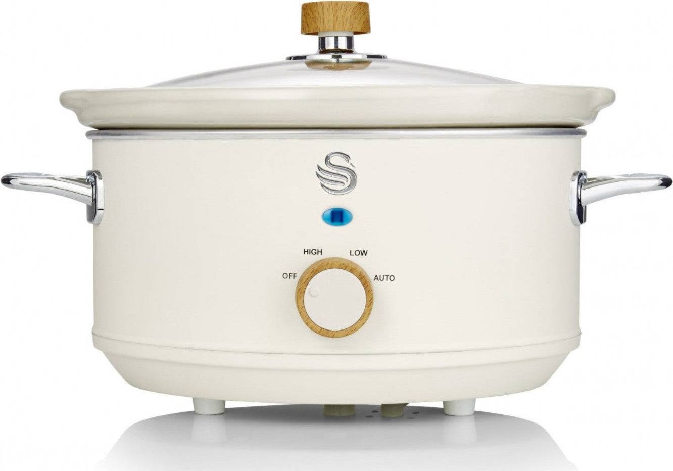 Swan 3.5L Nordic Slow Cooker - White