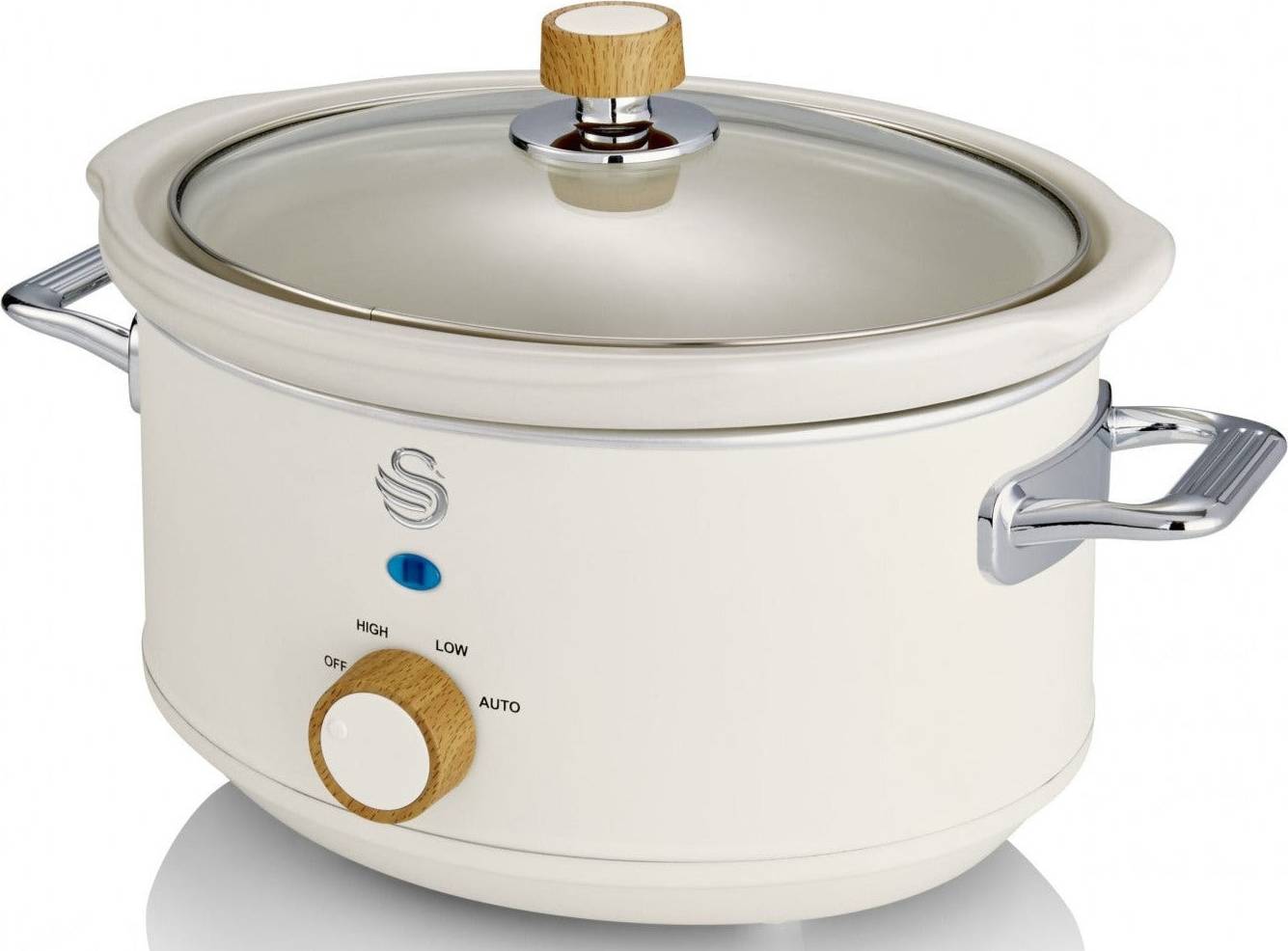 Swan 3.5L Nordic Slow Cooker - White