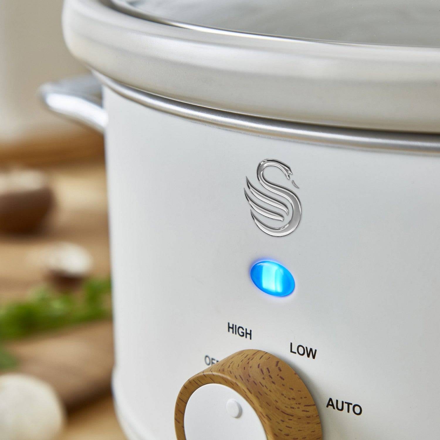 Swan 3.5L Nordic Slow Cooker - White